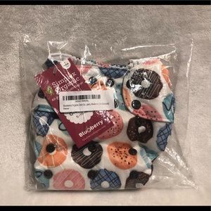 Blueberry One Size Organic Simplex AIO Diaper
